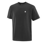 Salomon, Homme, Tops, Noir, Taille: M Round Logo Graphic T-Shirt