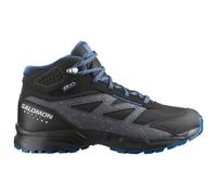 Salomon - Kid's Outway Mid CSWP - Chaussures de randonnée - EU 33 - black / dark blue / turbulence