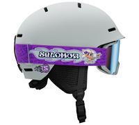 Salomon - Kid's Player Combo Cat. 2 VLT 25% - Casque de ski - 49-53 cm - S - ice flow