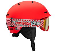Salomon - Kid's Player Combo Cat. 2 VLT 35% - Casque de ski - 53-56 cm - M - cherry tomato