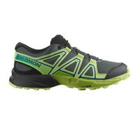 Salomon Chaussures de randonnée Speedcross Gris foncé / Vert citron Enfant EU 33