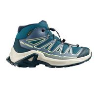 Salomon - Kid's X Ultra Mid GORE-TEX - Chaussures de randonnée - EU 35 - grisaille / spellbound / butterfly