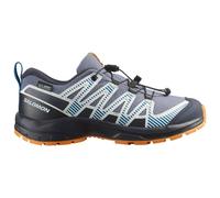 Salomon - Kid's XA Pro V8 Waterproof - Chaussures multisports - EU 34 - grisaille / dark blue / turmeric