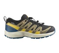Salomon - Kid's XA Pro V8 Waterproof - Chaussures multisports - EU 38 - black / gray green / powder giallo