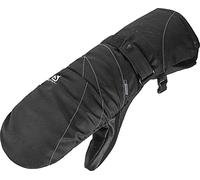 Salomon L36338000, Mouffles Imperméables pour Femme, Paume en Cuir, Propeller Mitten Dry W, Taille: S, Noir