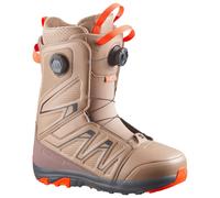 Salomon Snowboard - Boots de snowboard - Launch BOA SJ BOA Kelp/Brown Lentil/Dragon Fire - Taille 42 - Beige Beige 42