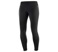 Salomon, Leggings de Running, Pour Femme, AGILE WARM TIGHT W, Jersey, Noir, Taille : XL, LC1159500