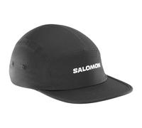 Salomon Casquette Logo 5 Panneaux – Coton doux respirant, réglable – Noir S/M
