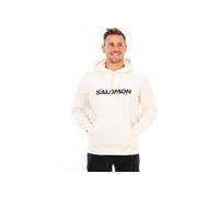 Sweat à capuche Salomon Logo Performance blanc crème - XL