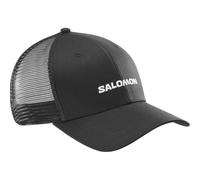 Salomon Logo Trucker Cap Homme, Casquette Trucker Respirante pour Trail Running, randonnée, Sports Outdoor, Style Classique, Noir Profond, S/M
