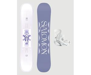 Salomon Lotus+Spell White S 2026 Set de Snowboard à motifs 135
