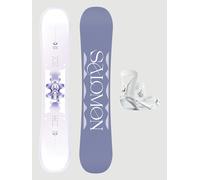 Salomon Lotus+Spell White S 2026 Set de Snowboard à motifs 138