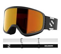 Salomon Lumi Masque, Masque Ski Anti-buée Unisexe pour Trail Running et Aventures en Montagne, Noir/Mid Red