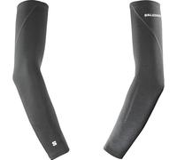 Salomon – Chaussettes légères et respirantes – Sleeves U Deep Black en silicone – Taille M Noir
