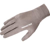 Gants Salomon Merino Unisexe gris rosé - S