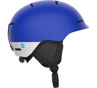 Salomon Orka Casque de Ski pour Enfant, Idéal pour Le Ski et Le Snowboard, Bleu, KM 5356