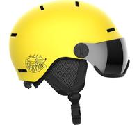 Salomon Orka Visor Casque de Ski pour Enfant, Idéal pour Le Ski et Le Snowboard, Jaune, KL 5659