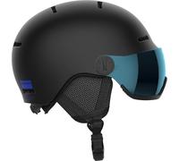 Salomon Orka Visor Casque de Ski pour Enfant, Idéal pour Le Ski et Le Snowboard, Noir, KL 5659