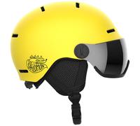 Salomon - Casque à visière - Orka Visor Vibrant Yellow - Taille Enfant 53-56 cm - Jaune Jaune 53-56 cm