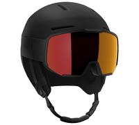 Salomon - Osmo Black Sigma Poppy Red - M - Casque visière