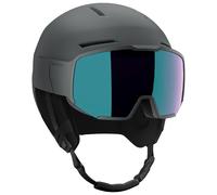 Salomon - Osmo Ebony Sigma Sky Blue - L - Casque de ski avec visière