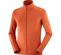 Salomon Outrack Full Zip Mid Homme Orange - Vêtements polaires outdoor hommes XXL