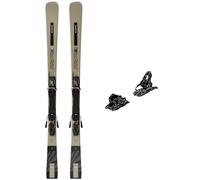 Pack ski." Salomon S/max Nø12 + Mi12 Gw F80 Light Bronze Met./black 25 - Femme - Beige / Noir - taille 169 - modèle 2025