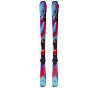Salomon - Pack skis all-mountain - Qst Jr S + C5 GW 2026 - Taille Enfant 120 cm - Bleu Bleu 120 cm