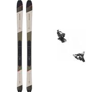 Salomon - Packs skis de randonnée - Skis de randonnée - Pack Mtn 80 Carbon Rainy Day 2026 en Bois - Gris Gris 158 cm,164 cm