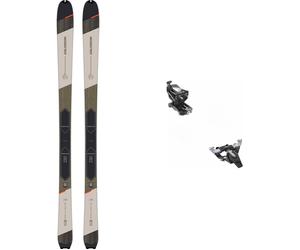 Salomon - Packs skis de randonnée - Skis de randonnée - Pack Mtn 80 Carbon Rainy Day 2026 en Bois - Gris Gris 158 cm,164 cm