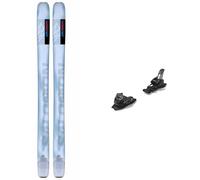Salomon - Packs (skis + fix) - Skis Freeride - Pack Qst Blank Il Blue/Pn 2024 - Gris Gris 186 cm