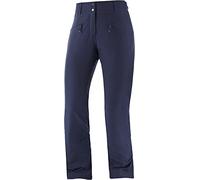Salomon Pantalon de ski Femme, EDGE PANT W, Polyester/Elasthanne/Polyamide, Bleu (Night Sky), Taille XS/R, LC1387200