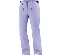 Salomon - Pantalon de ski isolant - Edge Pant W Blue Granite pour Femme - Taille M - Violet Violet M