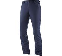 Salomon Pantalon de Ski pour Femme, STORMSEASON PANT W, Jersey, Bleu (Night Sky), Taille XL/R, LC1212000