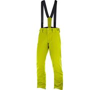 Salomon Pantalon de Ski pour Homme, STORMSEASON PANT M, Jersey, Jaune (Citronelle), Taille L/R, LC1198400