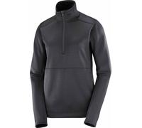 Salomon - Polaire de randonnée chaude - Sntial Midwarm HZ W Deep Black pour Femme - Taille S - Noir Noir S