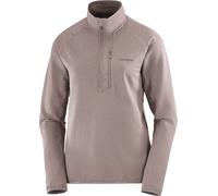 Salomon - Polaire légère et stretch zippée - Sntial Lightwarm HZ W Iron pour Femme - Taille M - Beige Beige M
