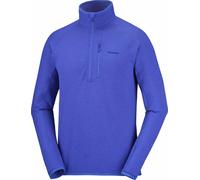 Salomon - Polaire stretch et légère demi-zippée - Sntial Lightwarm HZ M Clematis Blue - Taille S - Bleu Bleu S