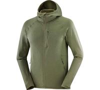 Salomon - Polaire technique chaude et légère - Sntial Lightwarm HD M Grape Leaf pour Homme - Taille M - Kaki Kaki M