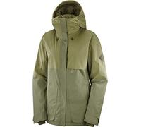 SALOMON Proof LT Insul JKT W Veste Femme, Vert Olive foncé/Vert (Olive Night/Martini Olive/Heather), XS