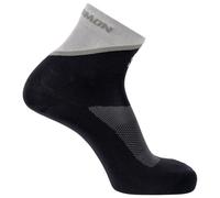 Salomon - Pulse Ankle - Chaussettes de running - EU 45-47 - black / gull gray / silver cloud