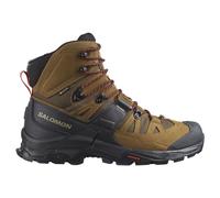 Salomon - Chaussures randonnée homme - Quest 4 Gtx Rubber/Black/Fiery Red pour Homme, en Cuir - Marron Marron 8 UK