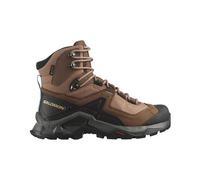 Salomon - Chaussures de randonnée GORE-TEX - Quest Element GTX W Mocha Mousse/Pewter/Marine Blue pour Femme en Cuir - Taille 4,5 UK - Marron Marron 4,5 UK