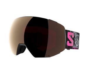 Salomon - Radium Prime Black Echo Sigma Gun Metal + Sigma Silver Pink - Masque de Ski