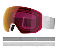 Salomon RADIUM PRO S SIGMA Masque, masque ski anti-buée unisexe pour trail running et aventures en montagne, Blanc/PR