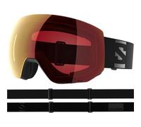 Salomon - Radium Pro Black Sigma Photo Poppy Red - Masque de Ski