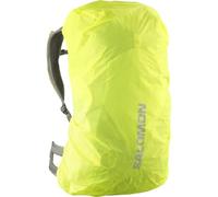 Salomon Rain Cover Medium Housse de Sac Ultra-légère et imperméable, Ajustement réglable pour Les Sacs de 25 à 40 litres, Protection Contre Les intempéries Jaune Vif, Conception réfléchissante