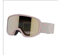 Salomon Rio Masque de Ski Unisexe pour Enfant, Champ de Vision Élargi, Idéal pour le Ski et le Snowboard, Orange, Taille Unique