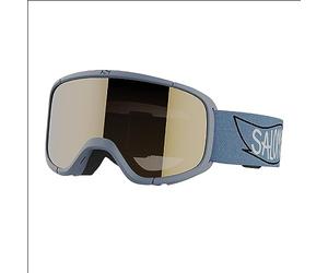 Salomon Rio Masque de Ski Unisexe pour Enfant, Champ de Vision Élargi, Idéal pour le Ski et le Snowboard, Bleu, Taille Unique