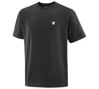 T-shirt Salomon Round Logo Graphic manches courtes noir - XL